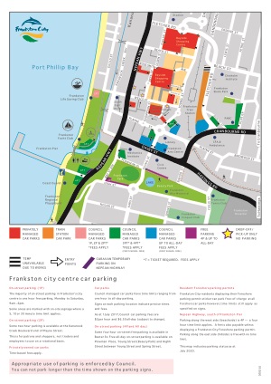 Frankston City Centre Car Parking Map